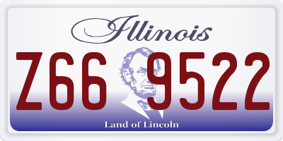 IL license plate Z669522