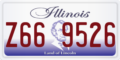 IL license plate Z669526