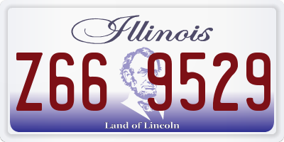 IL license plate Z669529