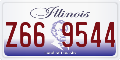 IL license plate Z669544