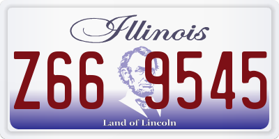 IL license plate Z669545