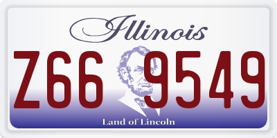 IL license plate Z669549