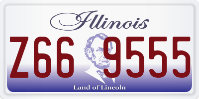 IL license plate Z669555