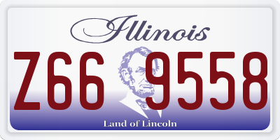 IL license plate Z669558