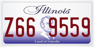 IL license plate Z669559
