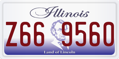 IL license plate Z669560