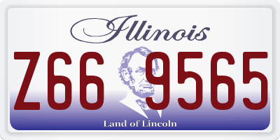 IL license plate Z669565