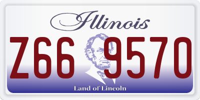 IL license plate Z669570