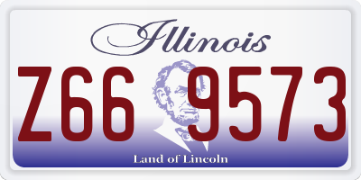 IL license plate Z669573
