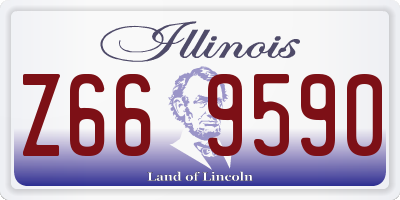 IL license plate Z669590