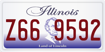 IL license plate Z669592