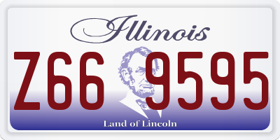 IL license plate Z669595