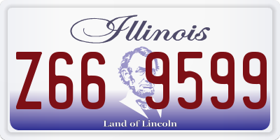 IL license plate Z669599