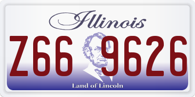 IL license plate Z669626