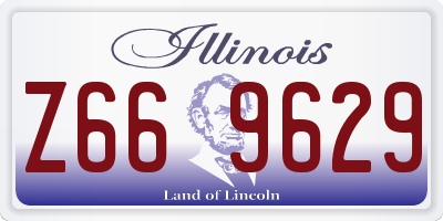 IL license plate Z669629