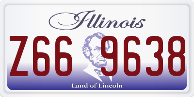 IL license plate Z669638