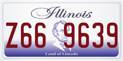 IL license plate Z669639