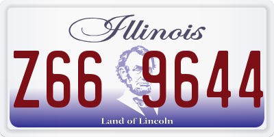 IL license plate Z669644