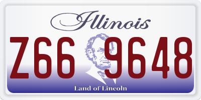 IL license plate Z669648