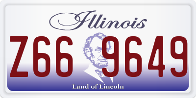 IL license plate Z669649