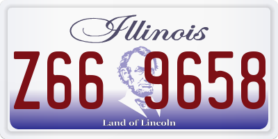 IL license plate Z669658
