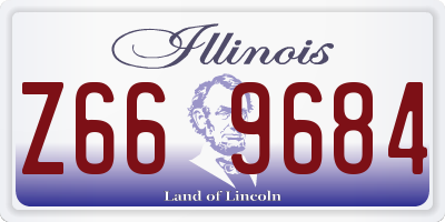 IL license plate Z669684
