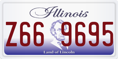 IL license plate Z669695