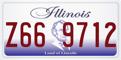 IL license plate Z669712