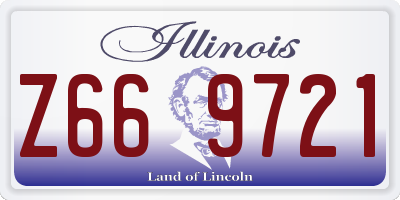 IL license plate Z669721