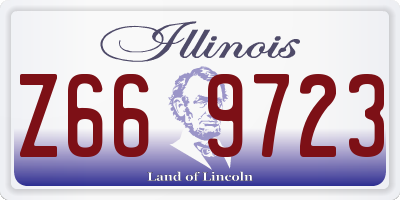 IL license plate Z669723