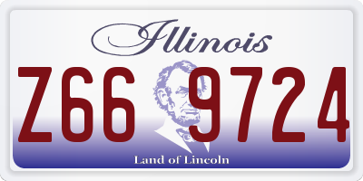 IL license plate Z669724