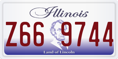 IL license plate Z669744