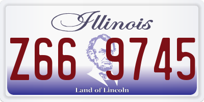 IL license plate Z669745