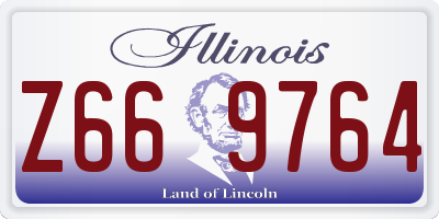 IL license plate Z669764