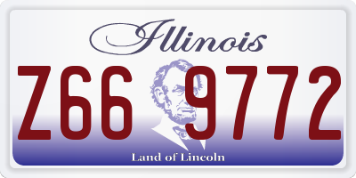 IL license plate Z669772