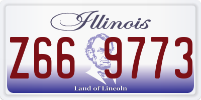 IL license plate Z669773