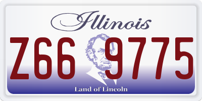 IL license plate Z669775