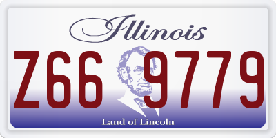 IL license plate Z669779