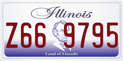 IL license plate Z669795