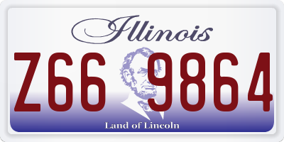 IL license plate Z669864
