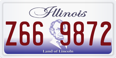 IL license plate Z669872