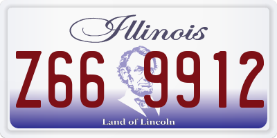 IL license plate Z669912
