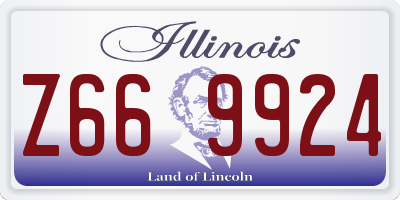 IL license plate Z669924