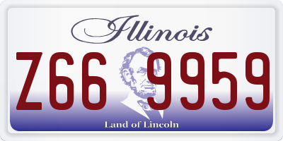 IL license plate Z669959