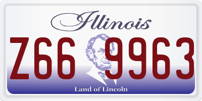 IL license plate Z669963