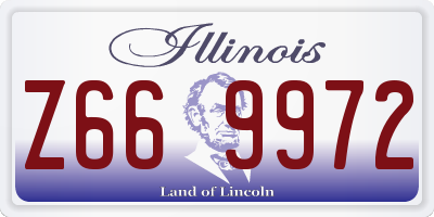 IL license plate Z669972