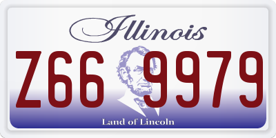IL license plate Z669979