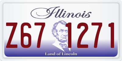 IL license plate Z671271