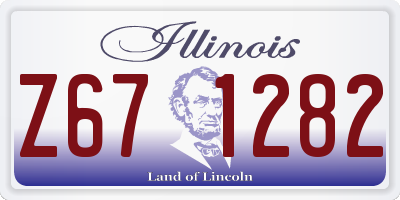 IL license plate Z671282