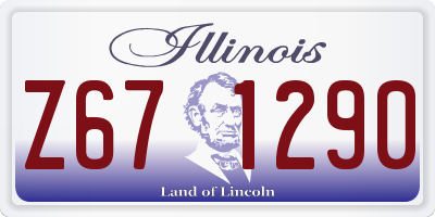 IL license plate Z671290